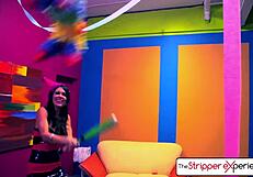 Jessica Jaymes Shows Big Boobs in Stripper POV