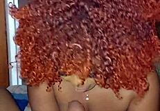 my latina stepsister rides big cock and begs for cum!