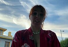 Latina Sucks Monster Cock in Pool