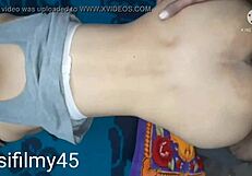 First time homemade sex scene with clear Hindi audio and big tits and anal action