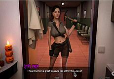 Was She Dressed As BDSM Tomb Raider For Halloween Assfucking?