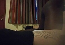 Black Shemale Blows Latino's Monster Cock