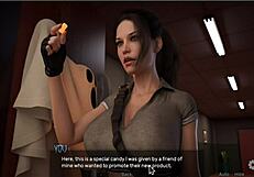 Was She Dressed As BDSM Tomb Raider For Halloween Assfucking?