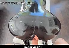 Big breasted woman enjoys foot fetish and hardcore sex