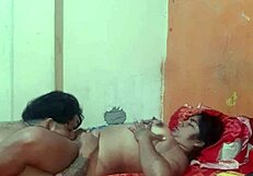 Dandole un rico sexo oral a mi sobrina hasta que se venga