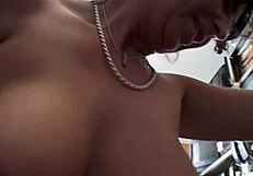 Office fuck with mature brunette milf, she's fucking amazing