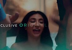 Stepmom Rachael Cavalli Catches Stepson Gooning to Hardcore Milf Action