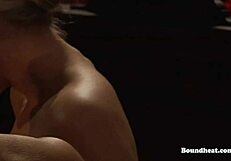 uh, my sexy mistress whip us lesbian slaves so hard, ouch!