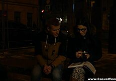 Oh wow, casual teen sex with Jessica Malone! Fucking her hard while kissing and blowing!