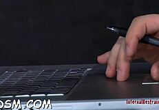 Shocking Prod On Bounded Chick's Tits And Hairless Pussy