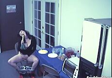 Busty Slut Indulges In Food Fetish Masturbation On Cam