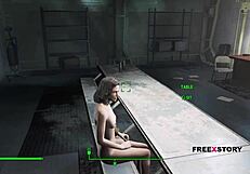 Fallout 4 gay sex scene with blowjob and nude girl!