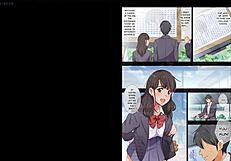 Petite anime girl riding big cock