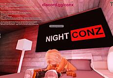 Blonde rides big black cock in doggystyle blowjob