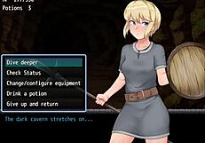 alissa explores a monster-filled cavern for her lost things, big ass adventure ep1 😈