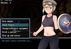 alissa explores a monster-filled cavern for her lost things, big ass adventure ep1 😈