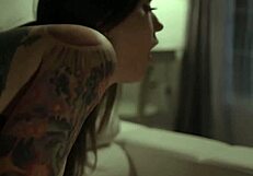 Tranny Casey Shares Sensual Kisses with Rocky Emerson Before Fucking