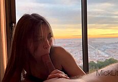 pov girlfriend sucks and cums in mouth at first request