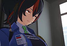 cartoon babe with big tits gets creampied hard