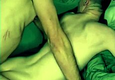 Straight blue collar guy with tattoos experiences his first gay encounter at a party