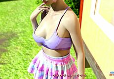 ep22 by clapping makes violet cum helping the hotties