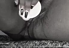 A big black cock penetrates a fat Latina's ass and makes her squirt