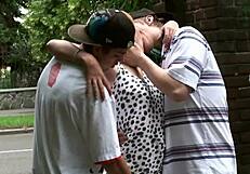 Alexis Crystal Banging In Public Threesome