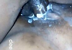 Young woman with natural breasts gets a big dick in her small pussy for the first time