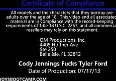 Tyler and Cody Take Turns Sucking Cocks