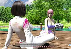 ep22 by clapping makes violet cum helping the hotties