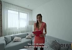 Debt4K Debt Fuck With Shaved Pussy In Stockings POV Czech European