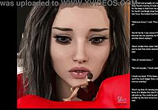 Watch this small gesture in episode 21 of 3D cartoon sex