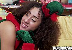 Elf Asks, 'Want to Finger My Ass in This Threesome?' with Cowgirl Action