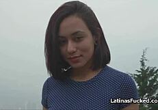 I interviewed this cute latina amateur who gave an amazing blowjob and got fucked hard