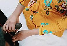 Desi chachi gets slammed hard in cheating anal action