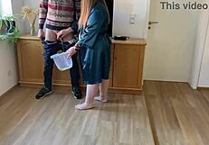 wow, mother-in-law sucked my dick and showed off her fat ass and hairy pussy, so wet and dirty