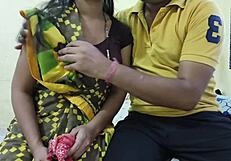 A maid from India gives her master a bath in the most intimate way