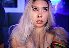 Chubby Blonde Colombian Loves Boyfriends Cock!