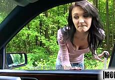 Teen Belle Claire Picked Up for Hardcore Action - Mofos