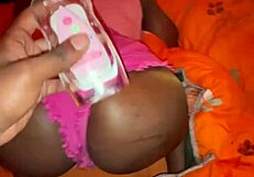 Big booty girlfriend teases with her ass