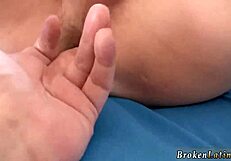 Man, I’m hooked on hardcore teen boobs sucking and first gay action