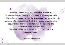 guided self-pleasure instructions from dominant woman part 1 of 12