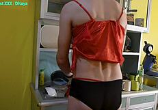 Ditaya Commands Sissy Dishes