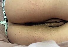 I came back to the bedroom and found that both my holes have been penetrated