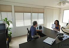 abby fucks stranger for cash!