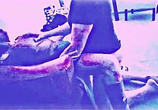 cuckie donnie slurps creampie while his dickie gets slapped hard