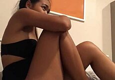 Lil asian teen with big ass amateurs in bold reality action