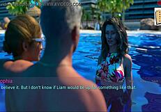 Blonde Teen Wife And Stepmother Engage In Intense Cartoon Sex Scene 79