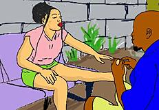 Lonely African Babe Fucked By Nailcutter