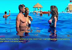 Blonde Teen Wife And Stepmother Engage In Intense Cartoon Sex Scene 79